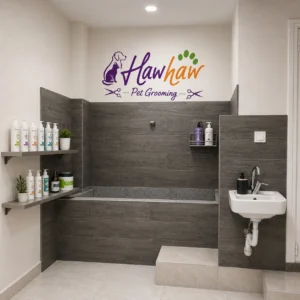 Avcılar pet kuaförü HawHaw Grooming steril ve hijyenik salon içi
